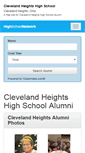 Mobile Screenshot of clevelandheightshighschool.org