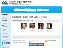 Tablet Screenshot of clevelandheightshighschool.org